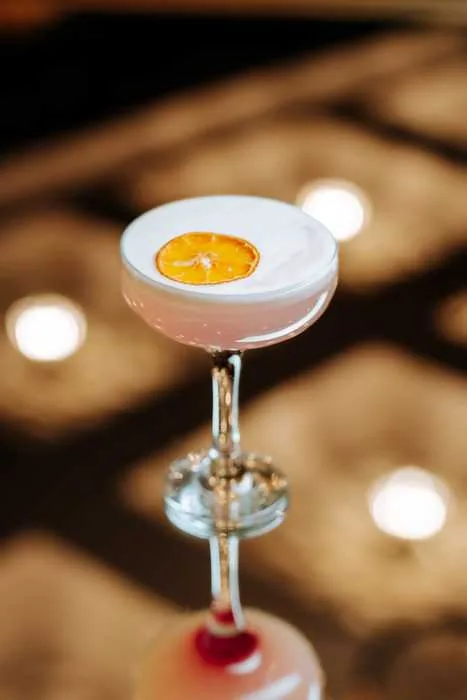 Pink cocktail
