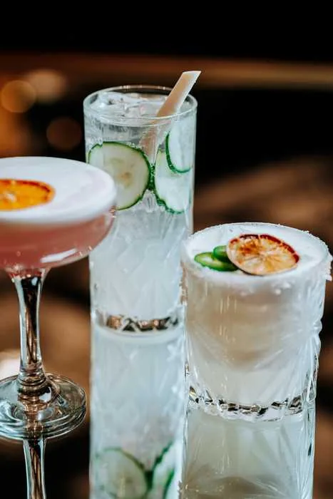 Three cocktails